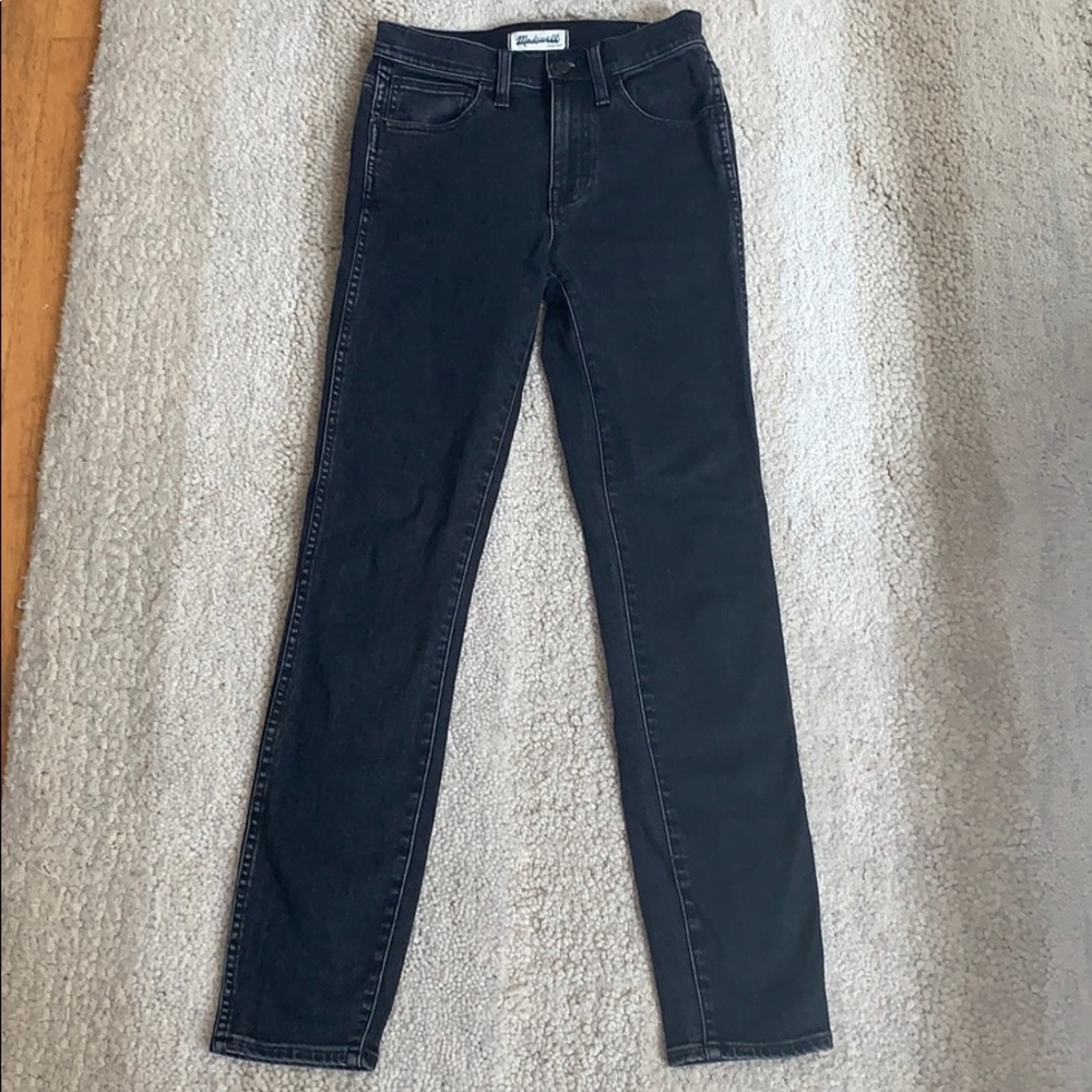 Madewell- high rise skinny jeans